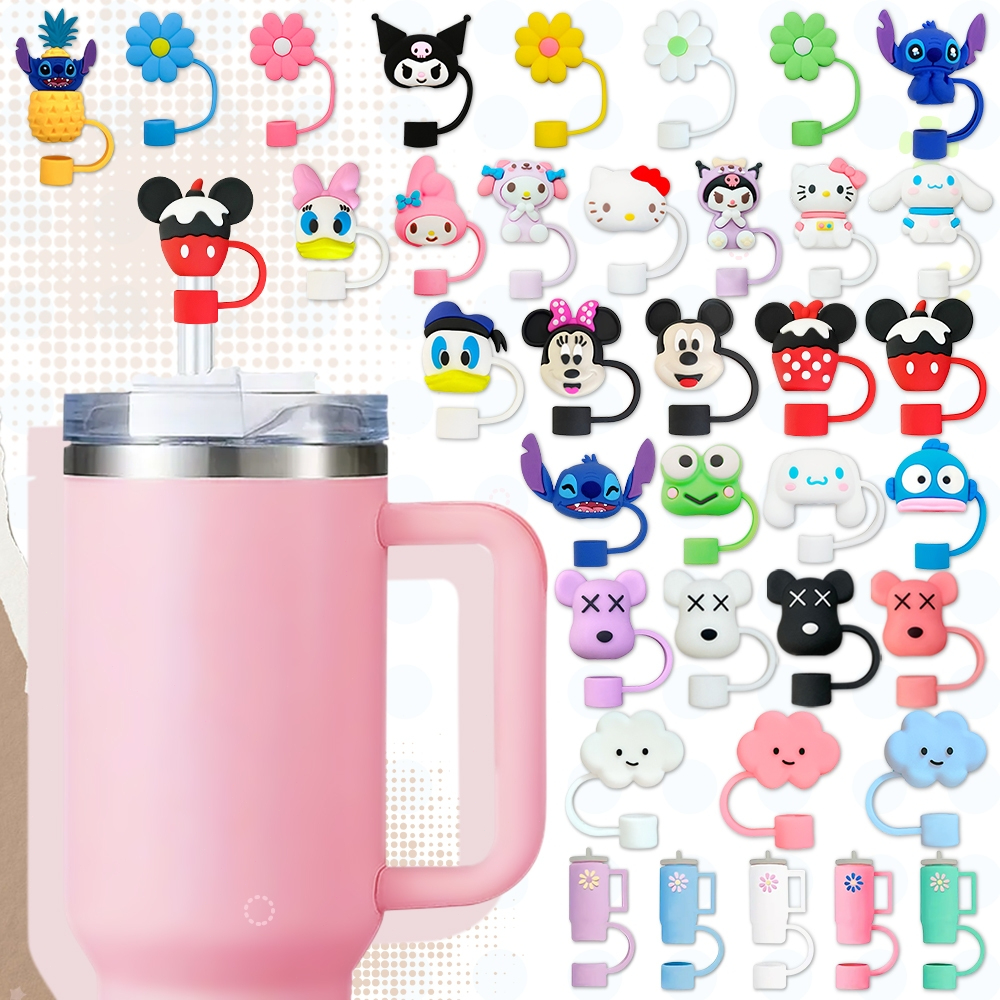 Jual 1 PCS Silikon Lucu Kartun Karakter sanrio 10mm Mickey Sedotan Plug ...