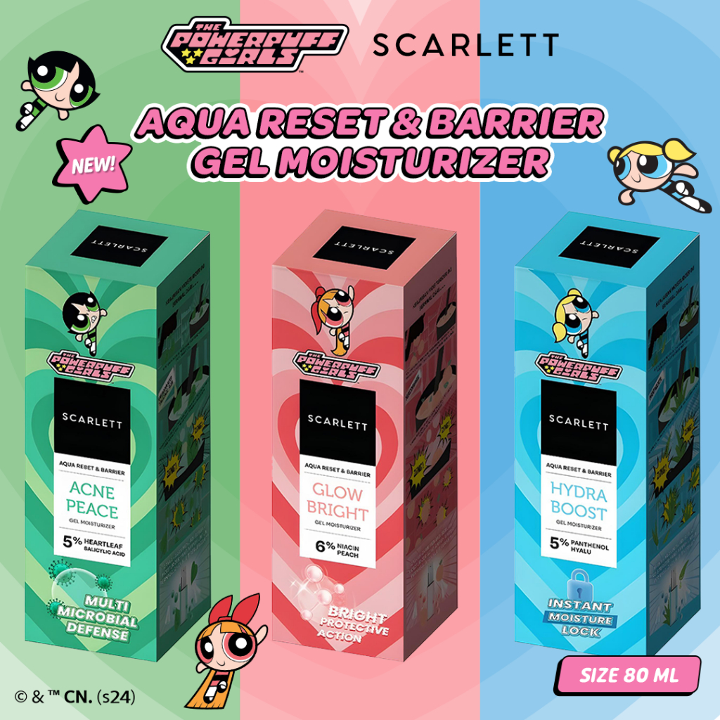 Jual Scarlett Whitening Aqua Reset & Barrier Gel Moisturizer | Pelembap ...