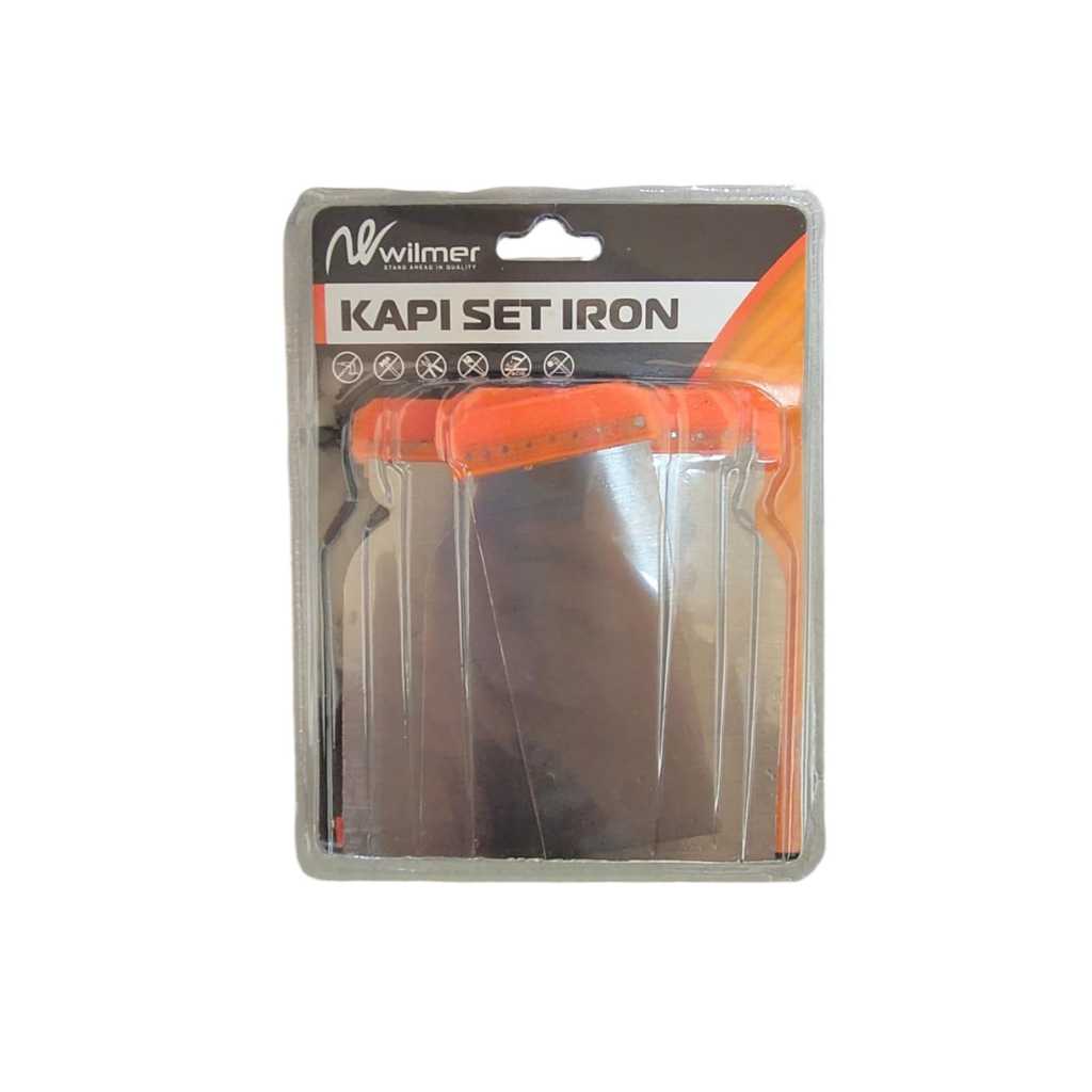 Jual Kapi Set Iron / Kapi Cat / Kape Cat / Scraper Wooden Handle ...