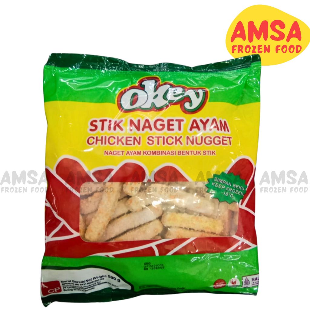 Jual Okey Chicken Nugget Stick 500 gr / Okey Nugget Stik 500 gr ...