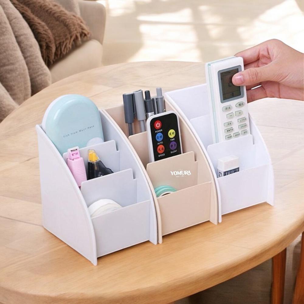 Jual YOMURA Desktop Storage Box/ Kotak Tempat Remote TV AC Stand Alat ...