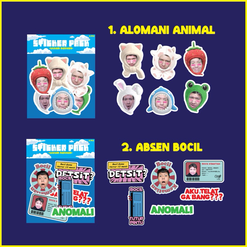 Jual Sticker Pack Bang Windah Alomani | Shopee Indonesia