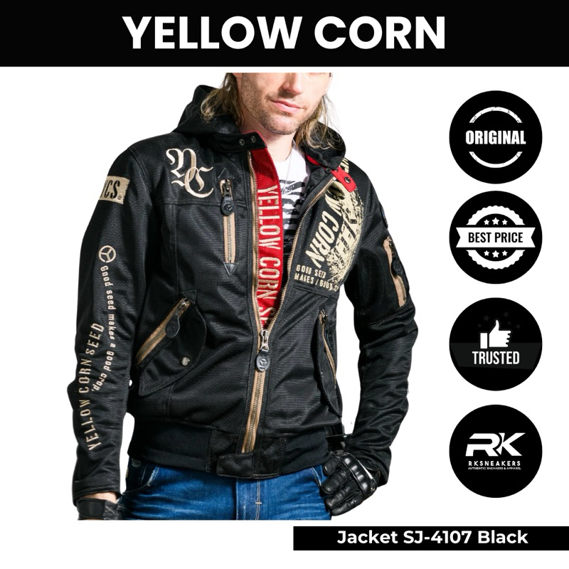Jual Yellow Corn Jacket SJ-4107 Gunmetal 100% Authentic | Shopee Indonesia