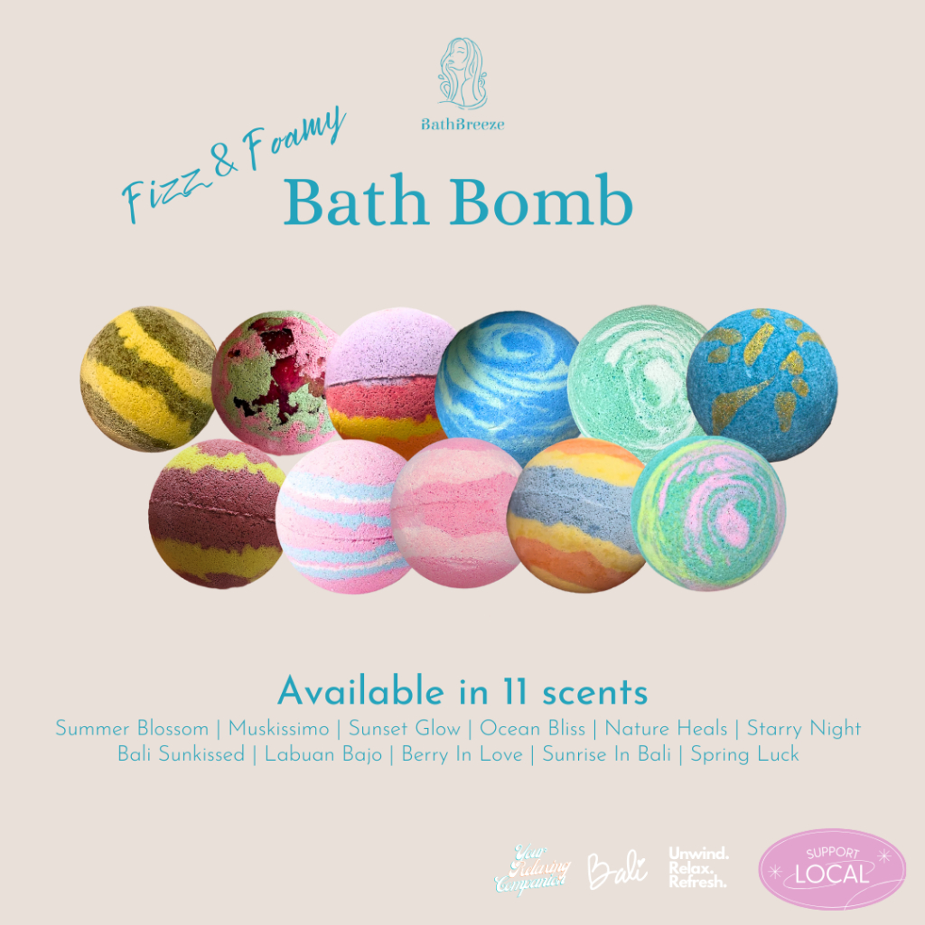 Jual BathBreeze Fizz & Foamy Bath Bomb - Colorful Scent | Shopee Indonesia