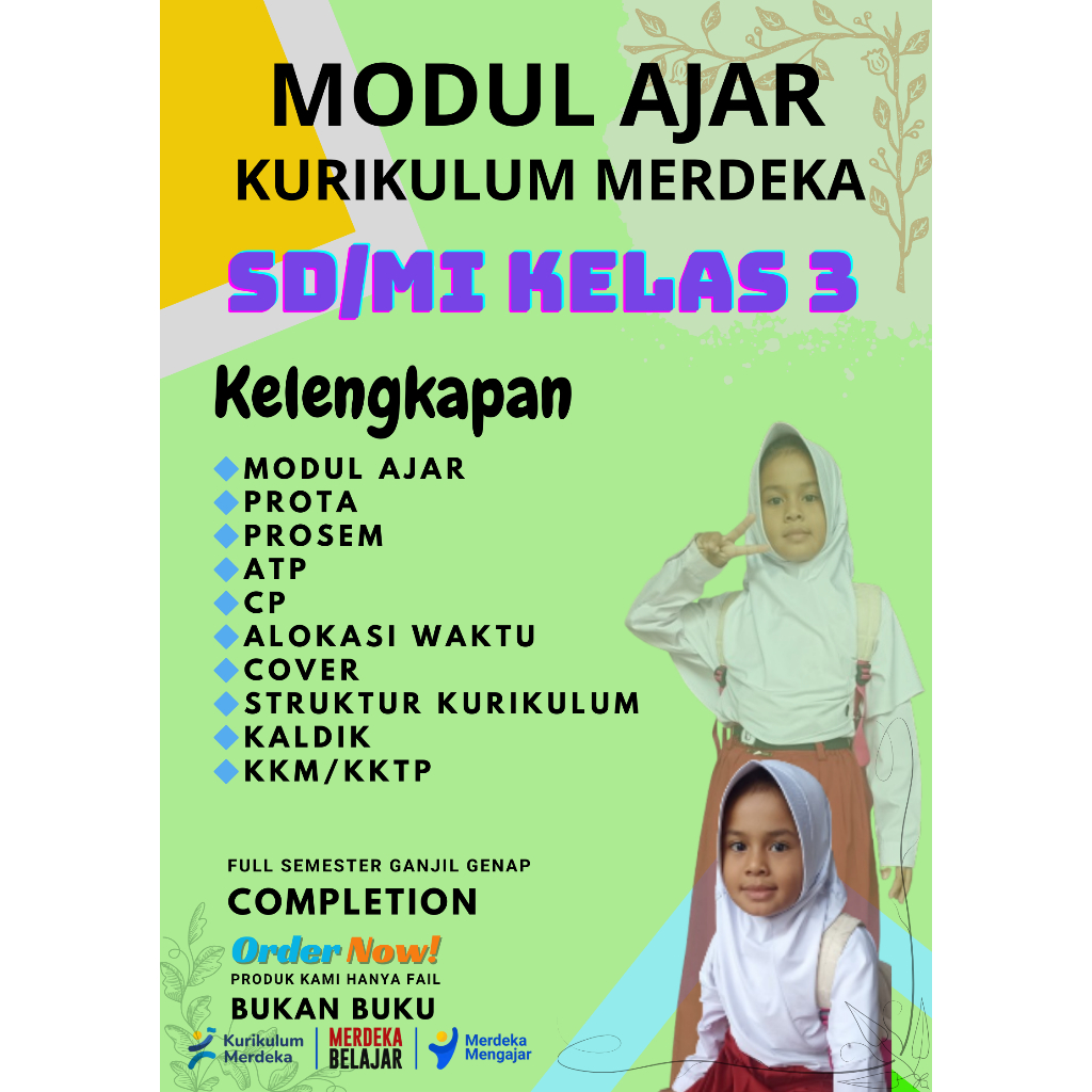 Jual Modul Ajar Kelas 3 SD/MI Kurikulum Merdeka | Shopee Indonesia