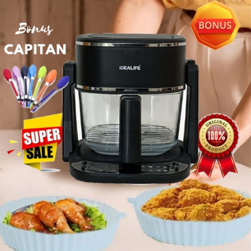 IDEALIFE Air Fryer – 4in1 Penggoreng Tanpa Minyak IL–200C