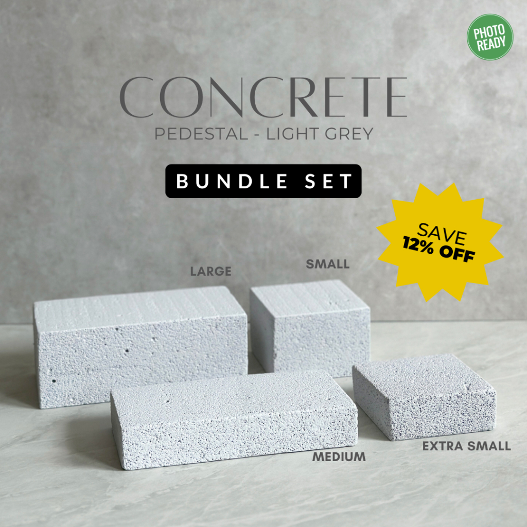 Jual [BUNDLE SET] CONCRETE PEDESTAL - PHOTO PROPS FOTO PROP KUBUS BALOK ...