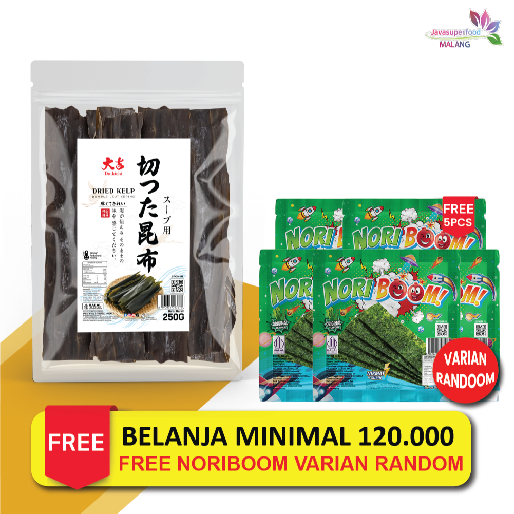Jual Kombu / Konbu / Dashima Potong / Kelp Dashi / Rumput Laut Kaldu ...