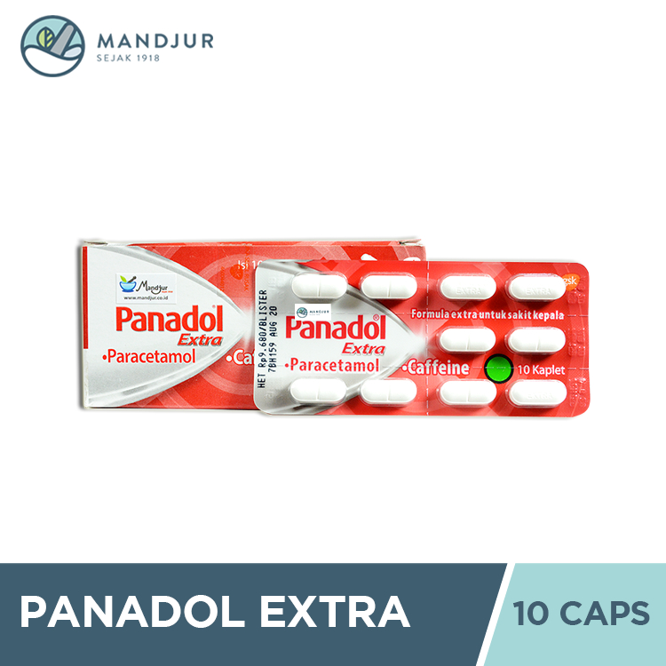 PANADOL EXTRA 1 BLISTER @ 10 KAPLET