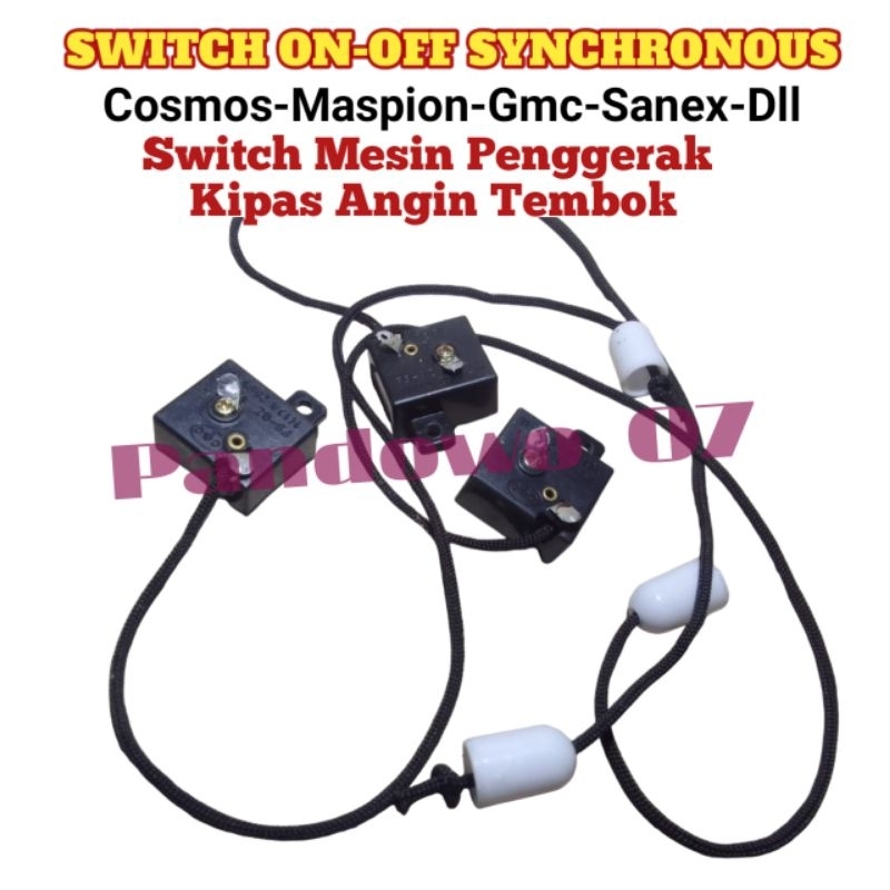 Jual Switch tarik ON/OFF SYNCHRONOUS # Switch ON-OFF Rotary kipas angin ...