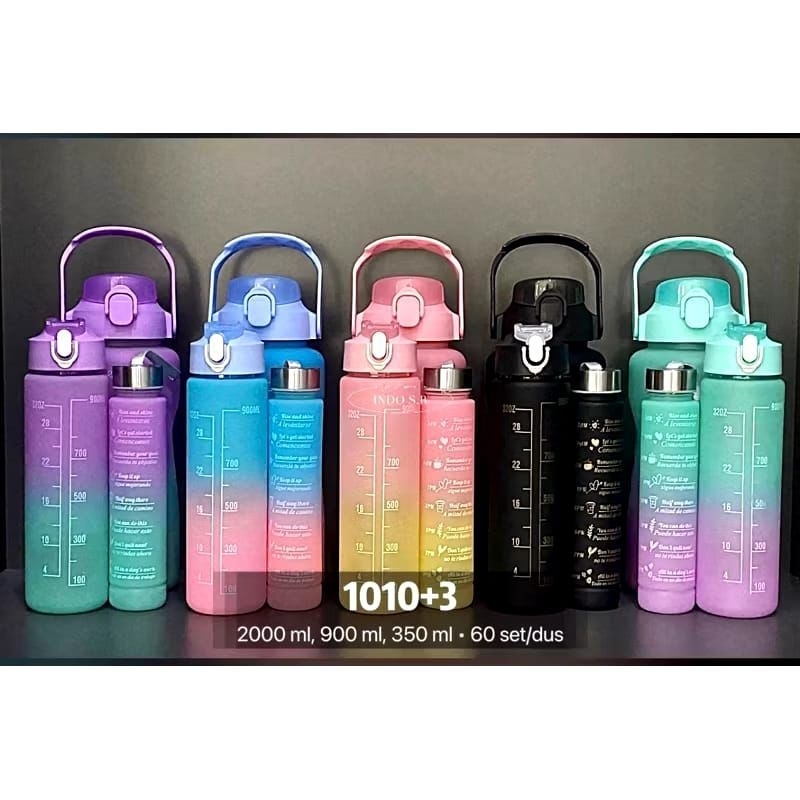 Jual 3pcs botol minum botol beranak 3in 1 botol | Shopee Indonesia