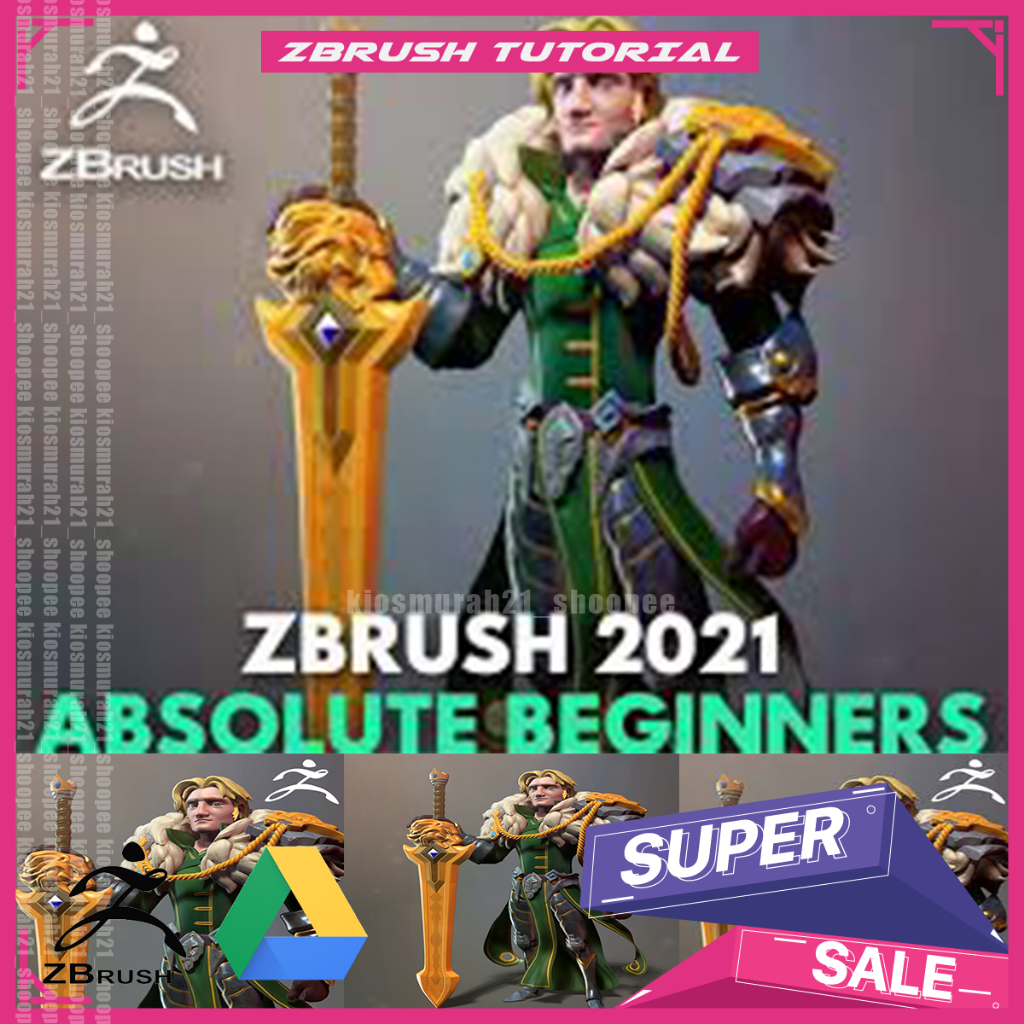 Jual Zbrush 2021 For Absolute Beginners - Frame Zbrush Tutorial ...