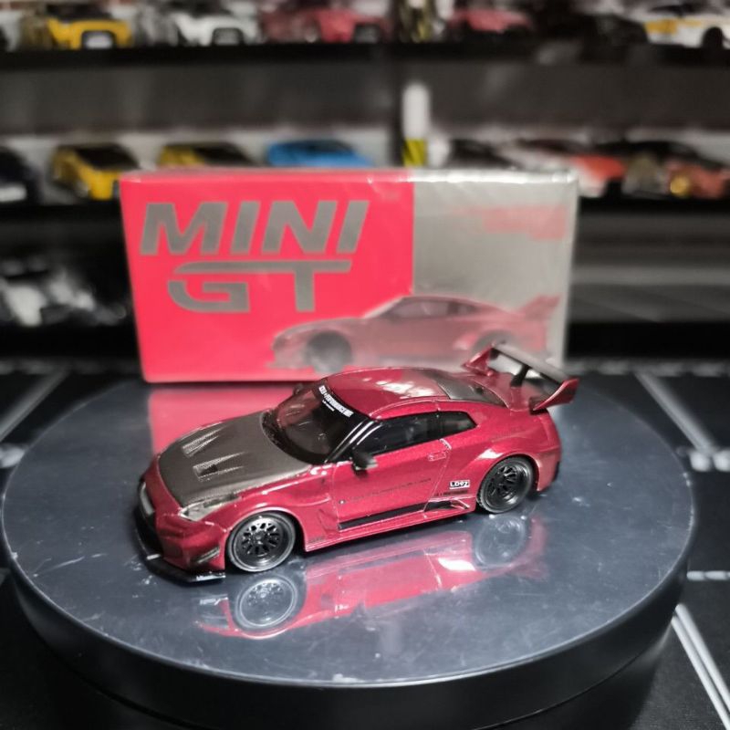Jual mini gt nissan gtr r35 lbwk lava red #191 | Shopee Indonesia