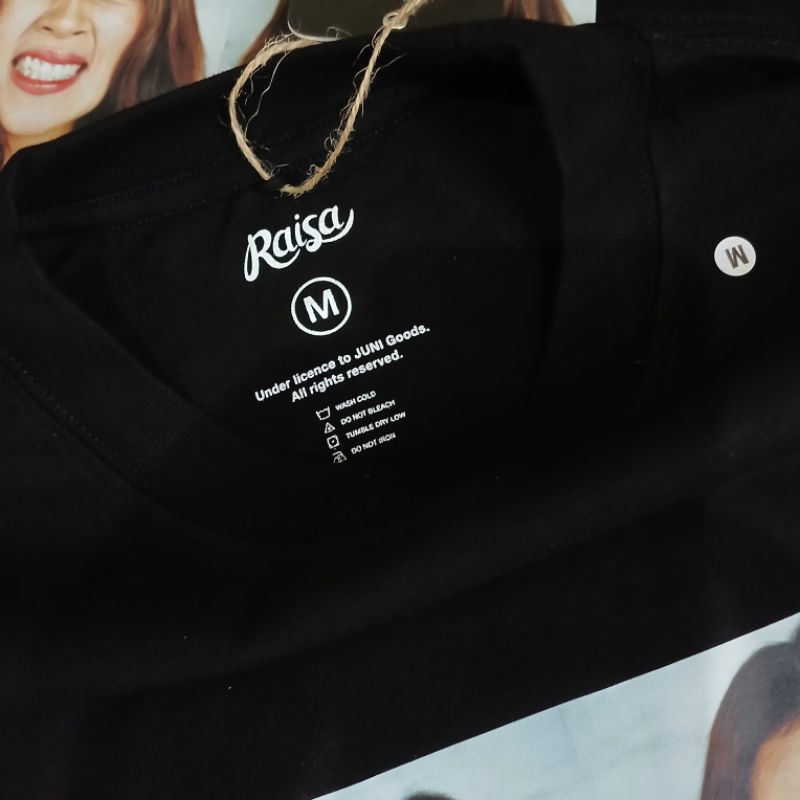 Jual Tshirt Raisa - Kolase Tee Black Official Merchandise | Shopee ...