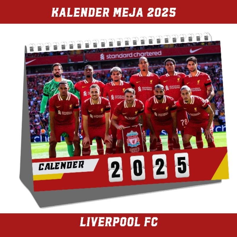 Jual Kalender Meja 2025 Liverpool Shopee Indonesia