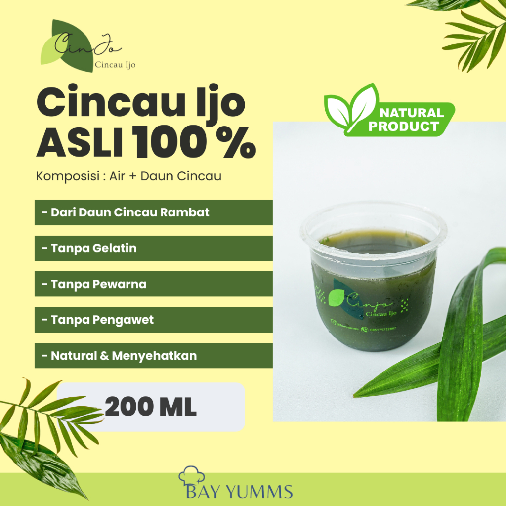 Jual Cincau Ijo/Cincau Hijau/Cincau sehat 200ml | Shopee Indonesia