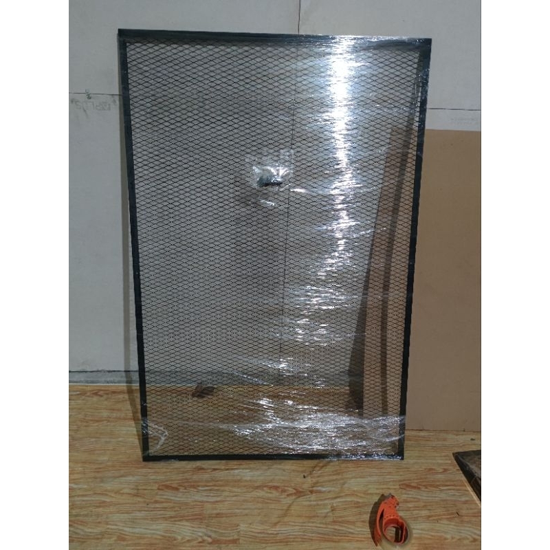 Jual RAK KAWAT NEMPEL DINDING TANPA KAKI SERBAGUNA UKURAN 35CM X 100CM ...