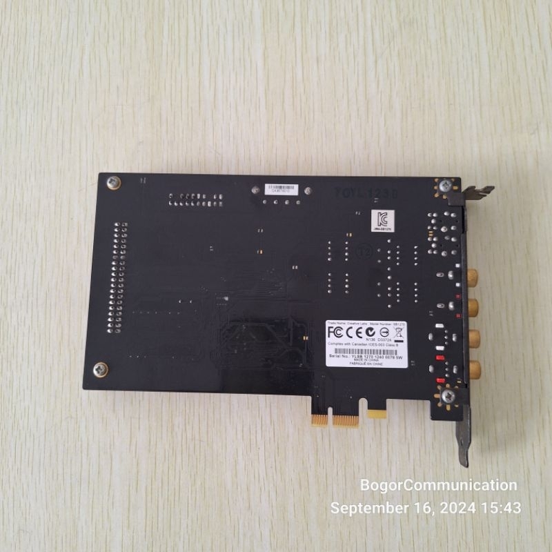 Jual Sound Card Creative Sound Blaster X-FI Titanium HD SB1270 ...