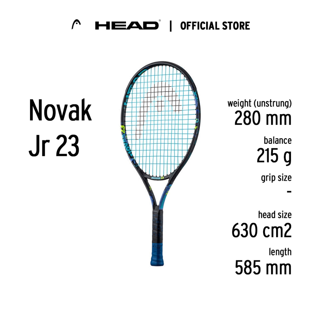 Jual HEAD Tennis Racket Novak Junior Series 2024 - Raket Tennis Anak ...