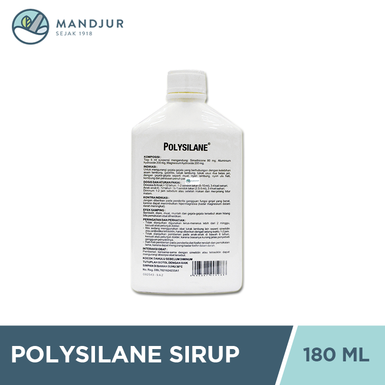 Jual POLYSILANE SIRUP 1 BOTOL @ 180 ML | Shopee Indonesia