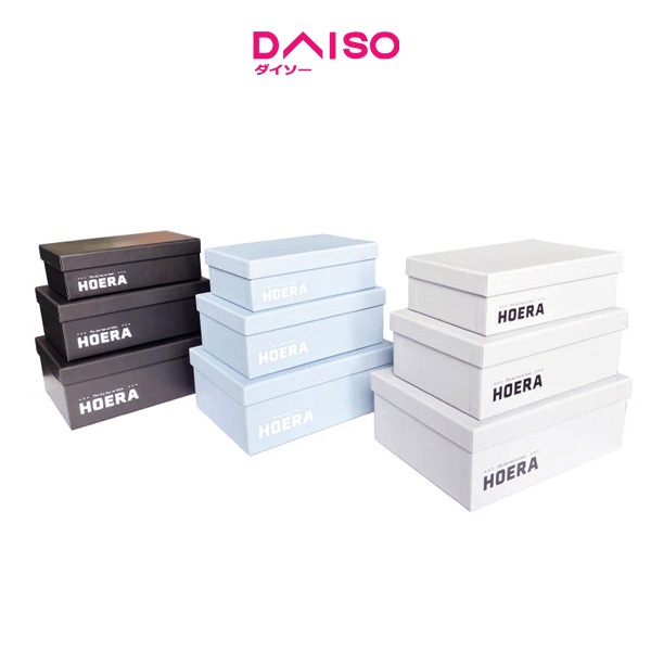 Jual Daiso Paper Box -Container Style - 3 Sizes- | Shopee Indonesia