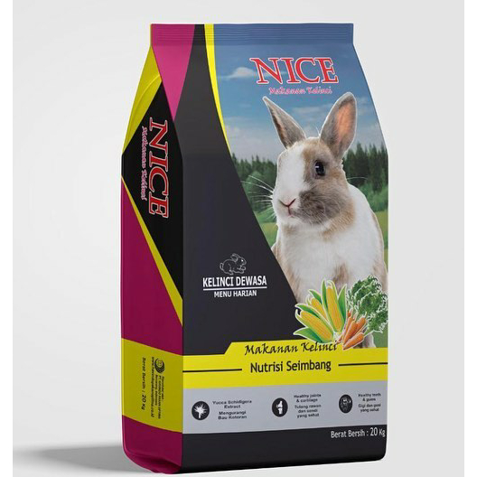Jual NICE RABBIT FOOD MAKANAN KELINCI PAKAN KELINCI PELET