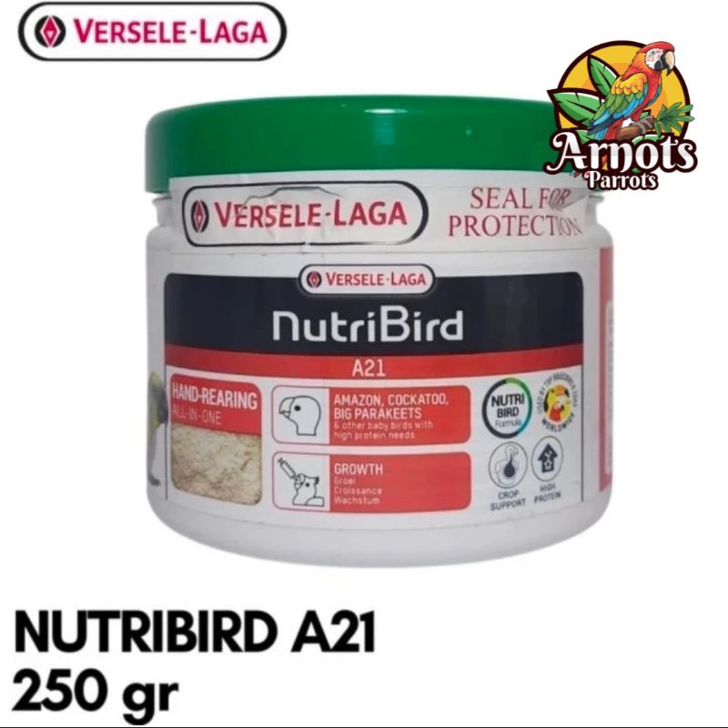 Jual NUTRIBIRD A21 250 GR VERSELE LAGA MAKANAN LOLOH BURUNG PARROT ...