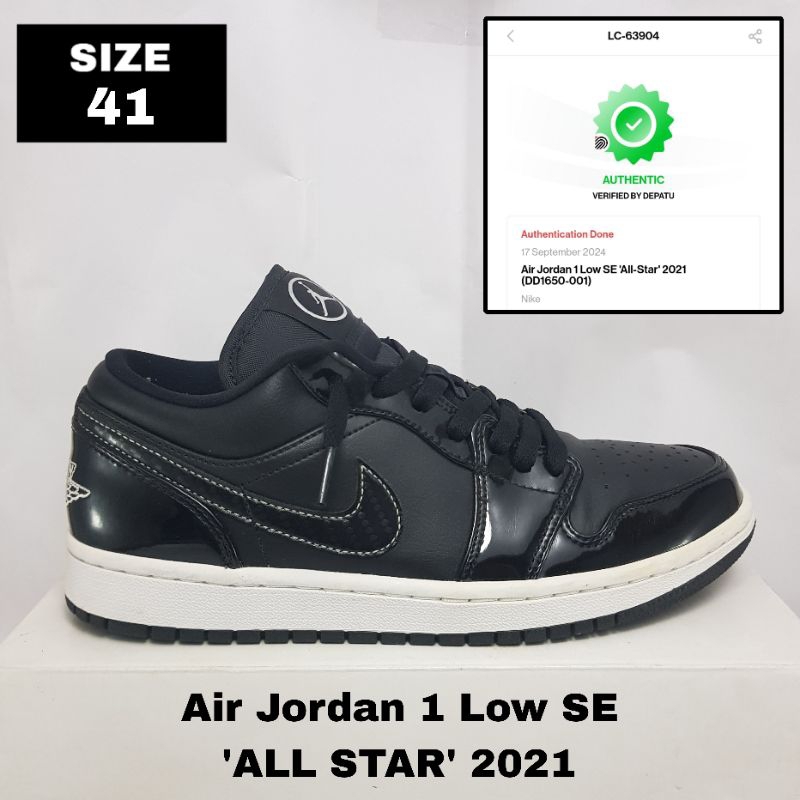 Jual N*ke Jordan 1 Low SE ‘All Star’ 2021 - 41 | Shopee Indonesia