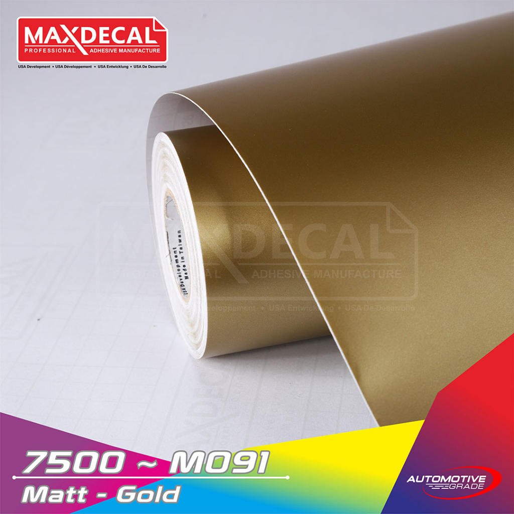 Jual MAXDECAL 7500 091 Gold Sticker Skotlet Stiker Kilap Gloss Glossy ...