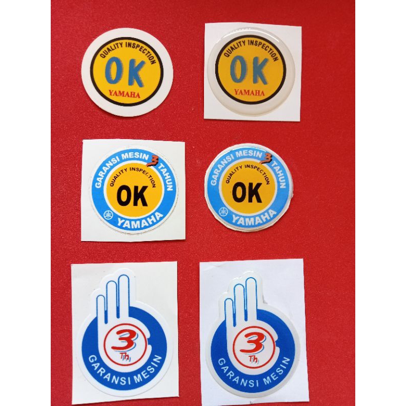 Jual STIKER STICKER GARANSI 3TH YAMAHA | Shopee Indonesia
