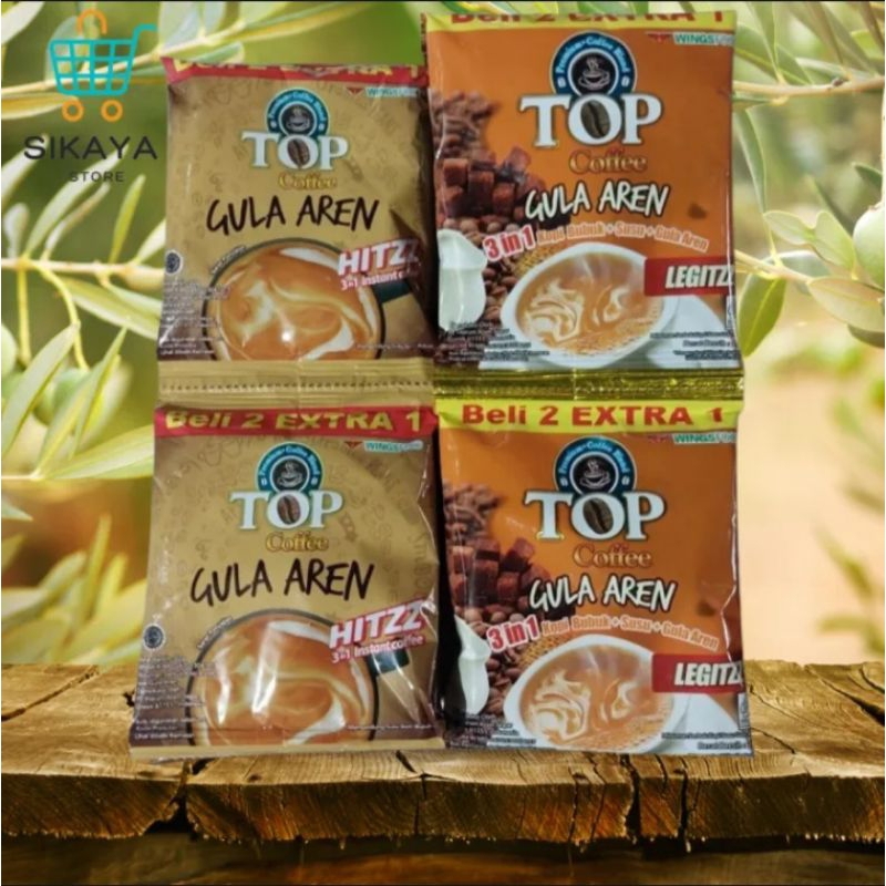 Jual Top Kopi Gula Aren Coffe Instan 1 Renceng Isi 15 Sachet Shopee Indonesia 