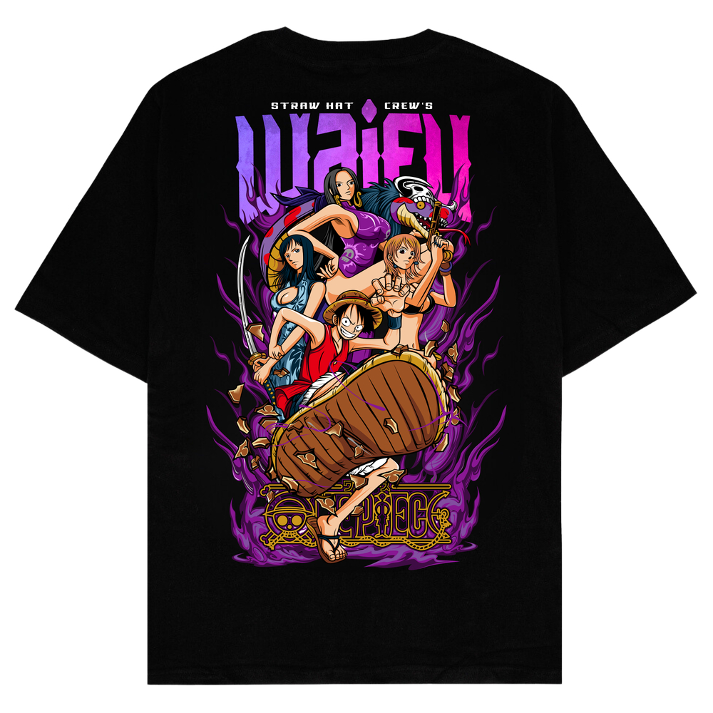 Jual Kaos One Piece Straw Hats Crew Waifu Nico Robin Boa Hancock Nami Luffy  Cotton Combed 24s 200 gsm hitam | Shopee Indonesia