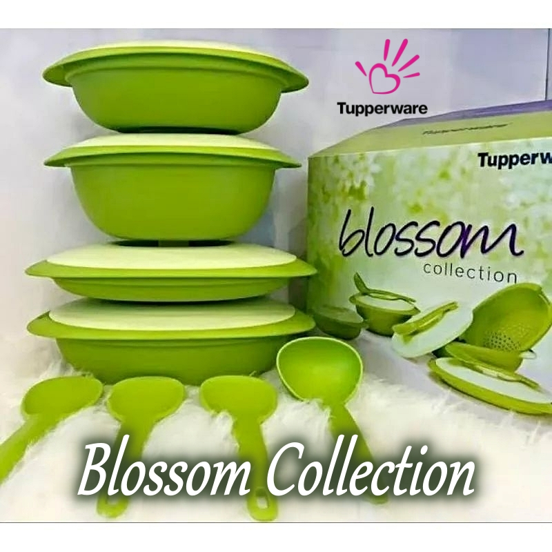 Jual Tupperware Blossom Collection Green Hijau Shopee Indonesia