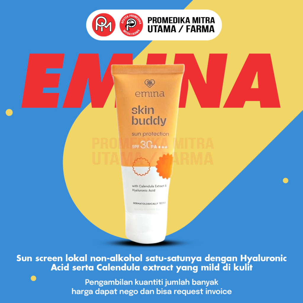 Jual Emina Skin Buddy Sun Protection Spf 30/PA+++ Untuk kulit