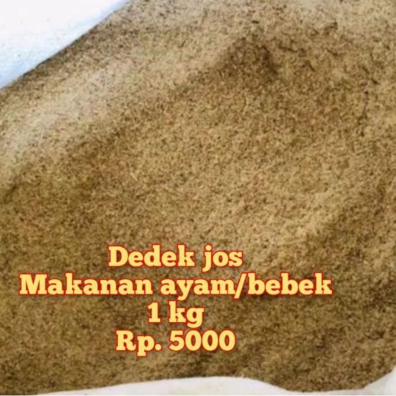 Jual 1 Kg Dedek Bekatul Pakan Ayam Bebek Itik Dll Shopee Indonesia