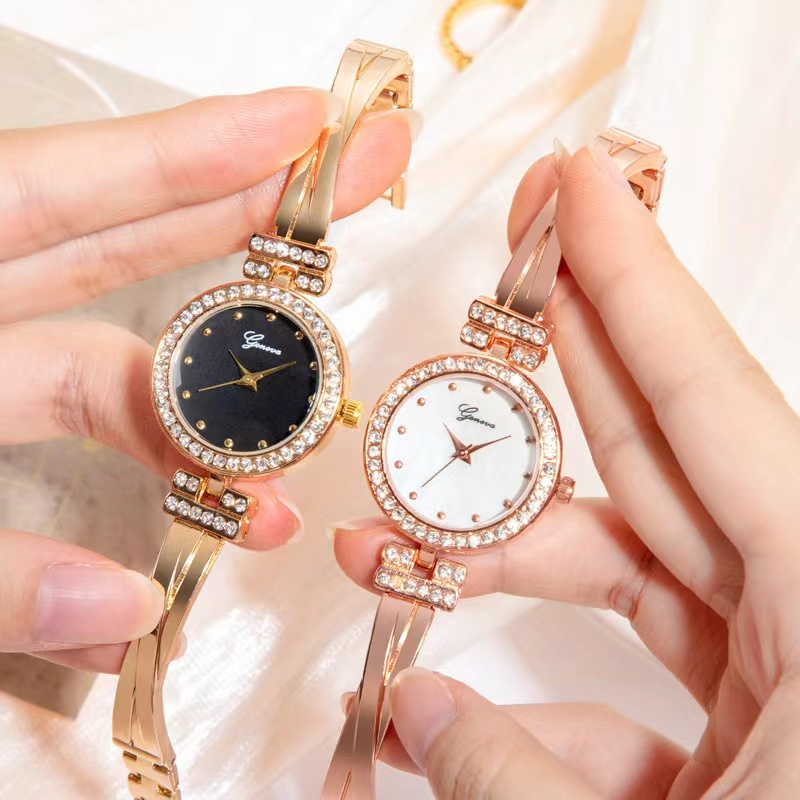 Jual Acc156 Jam Tangan Wanita BULAT Jam Tangan Wanita Quartz dengan