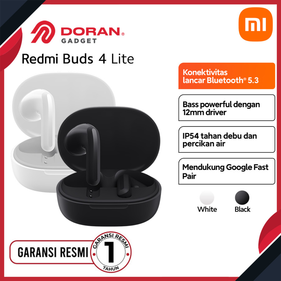 Jual Xiaomi Redmi Buds 4 Lite | Headset Bluetooth 5.3 IP54-TWS ...