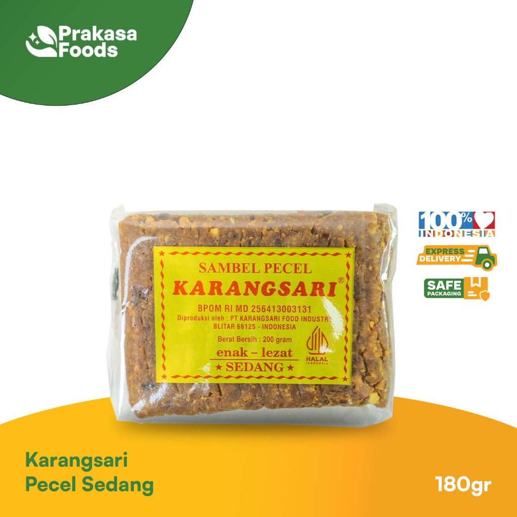 Jual Karangsari Bumbu Pecel Sedang 180gr | Shopee Indonesia