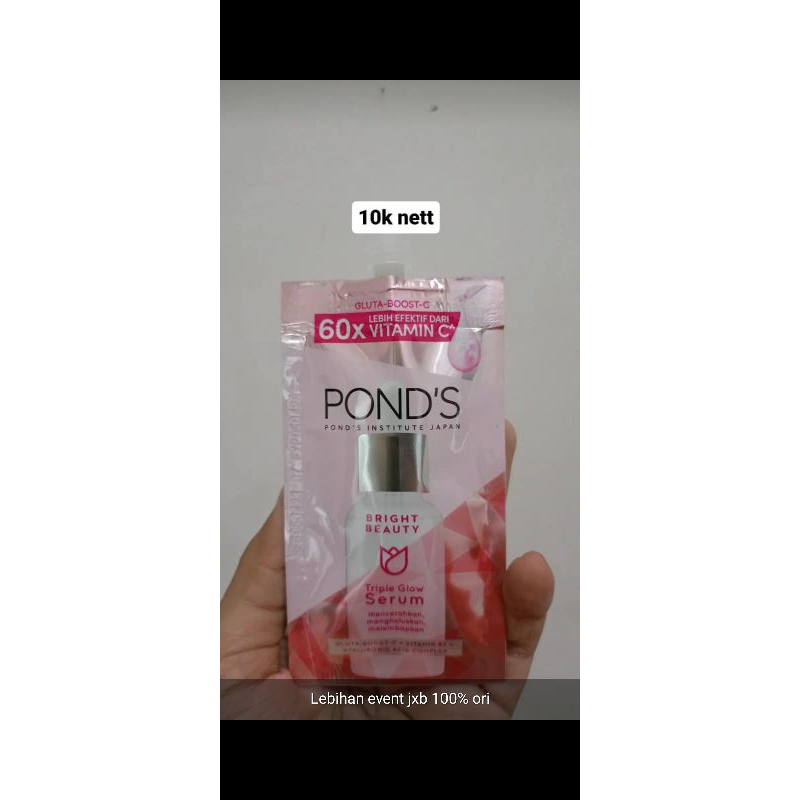 Jual Ponds Bright Beauty Triple Glow Serum Shopee Indonesia 