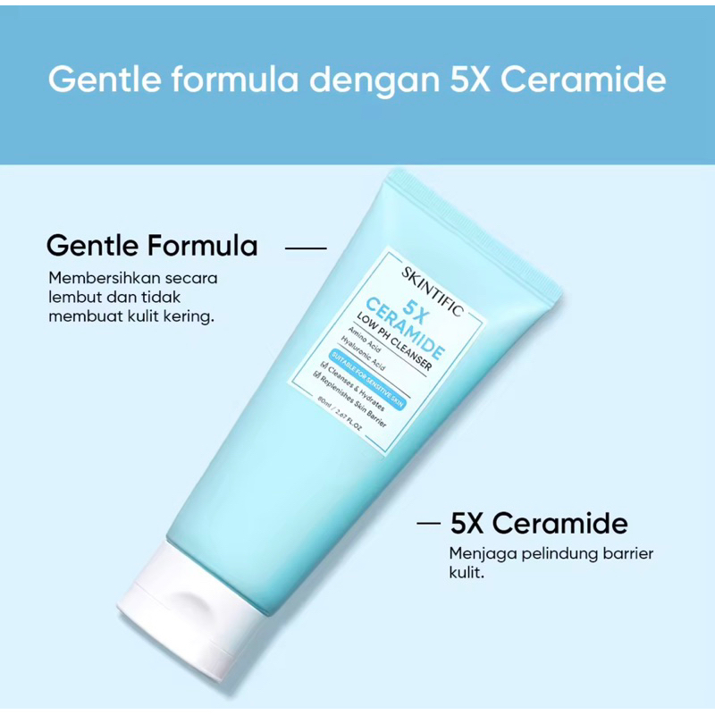 Jual Skintific X Ceramide Low Ph Cleanser Shopee Indonesia