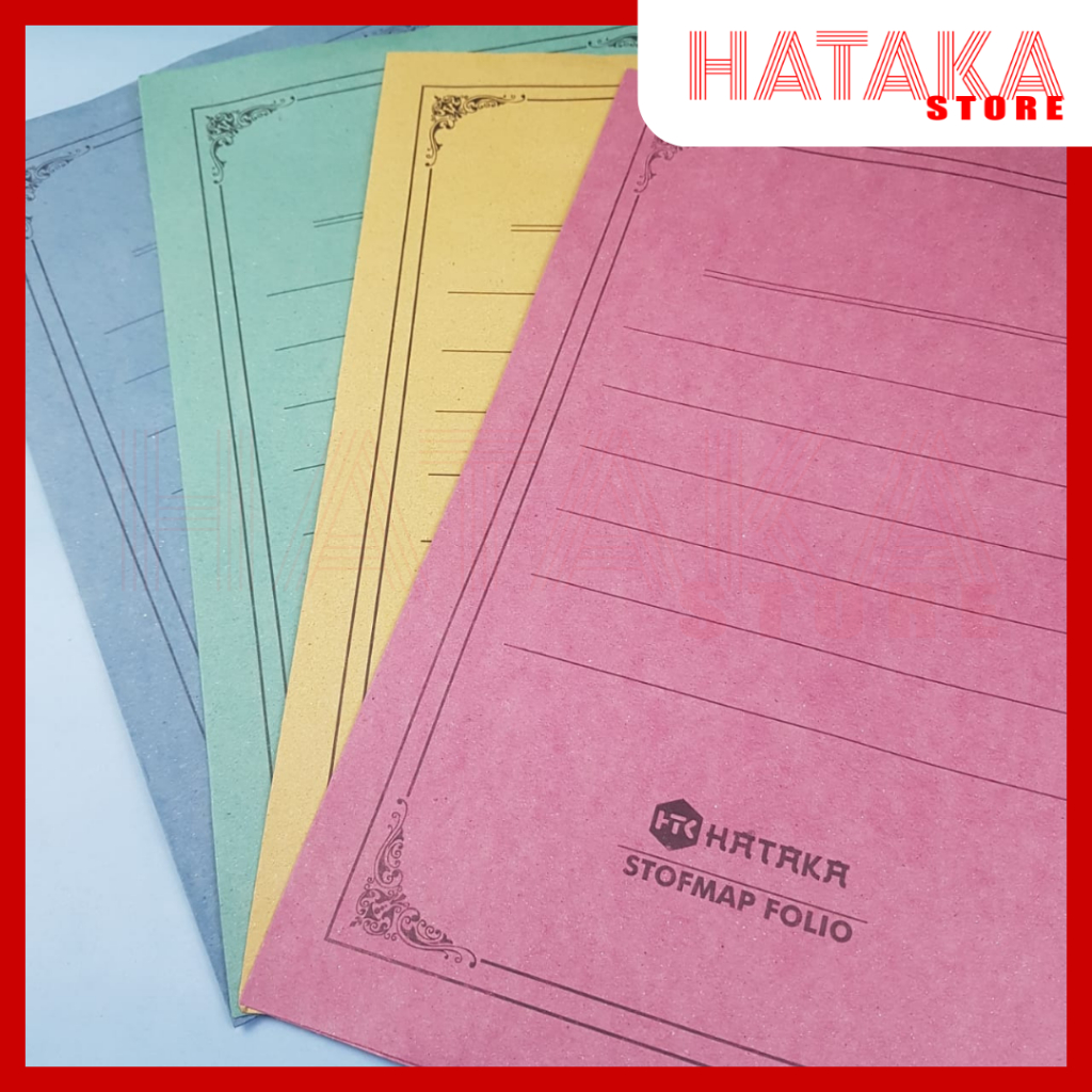 Jual (HATAKA) Stopmap Kertas Map Kerta File Dokumen Merk HATAKA 1pak ...