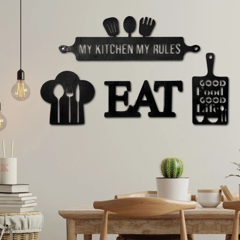 Jual Hiasan dinding dapur wall decor minimalis pajangan dapur laser cut