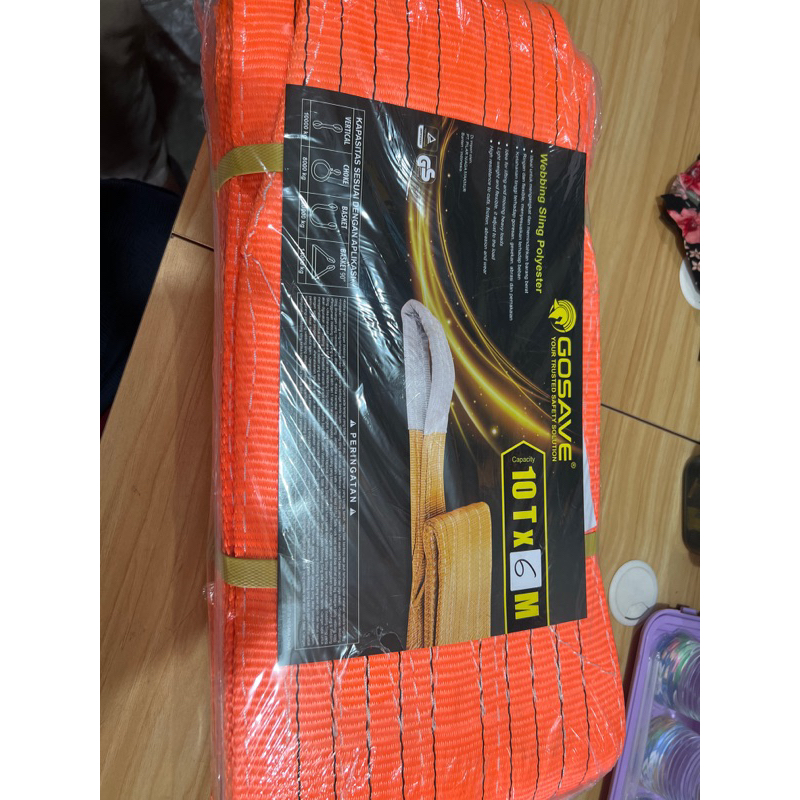 Jual bing Sling GOSAVE 61 Caps 10 Ton x 6 Meter Shopee Indonesia