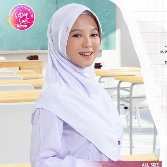 Rabbani Kerudung Sport - Hijab Sprot Murah Rabbani - Kerudung Instan Rabbani Hitam Putih Abu - Kerudung Olahraga Rabbani