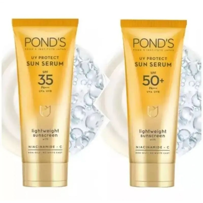 Jual Ponds Uv Protect Sun Serum Spf 50 Spf35 Pa 30g Uva Uvb