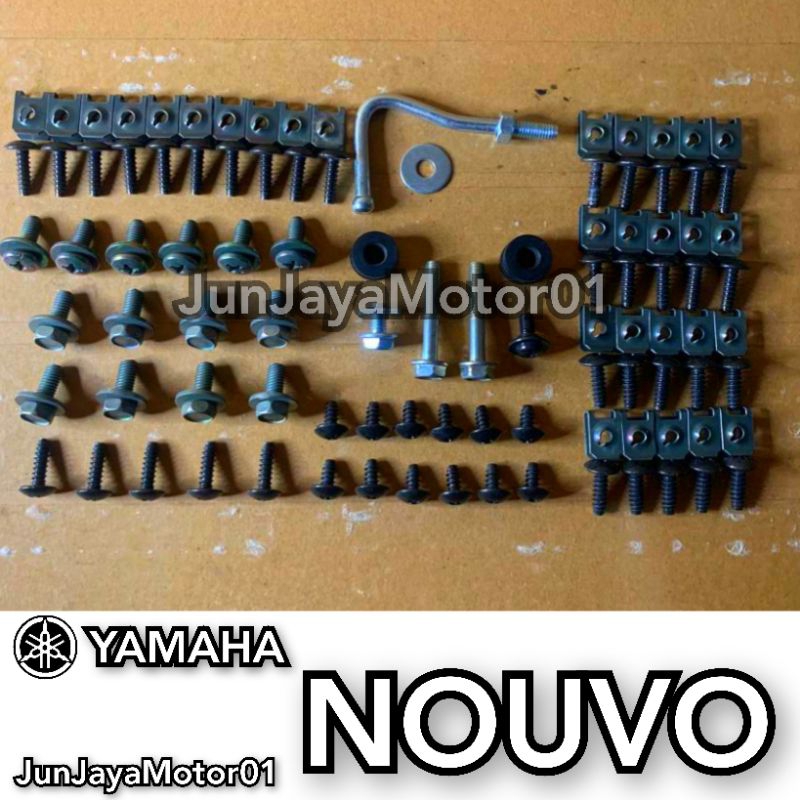 Jual Baut Lengkap Full Set Body Yamaha Nouvo Z / Baut Lengkap Fullset