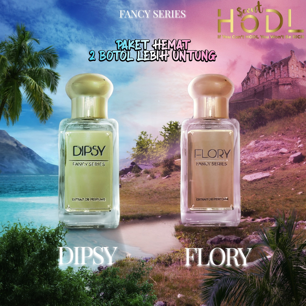 Jual Paket Hemat 2Varian FLORY Dan DIPSY // HODL Scent Parfum Wanita