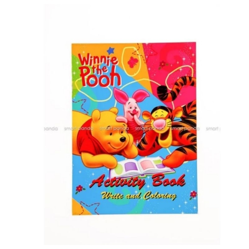 Jual Buku Mewarnai Anak & Belajar / ACTIVITY BOOK WINNIE THE POOH ...