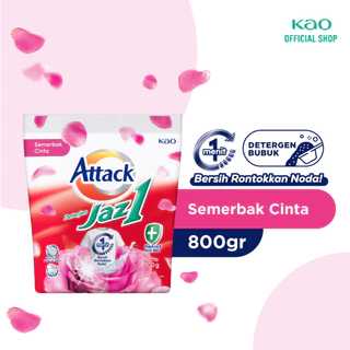 Attack Jaz1 Semerbak Cinta - Deterjen Bubuk 800gr