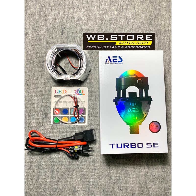 Jual COMBO PAKET HEMAT BILED AES TURBO SE Non Laser 55 WATT ORIGINAL ...